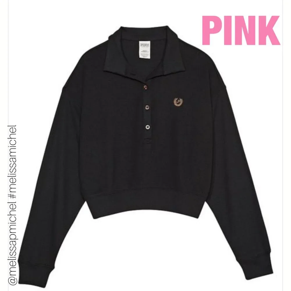 NWT PINK VS THERMAL SLEEP SHIRT - Picture 1 of 4